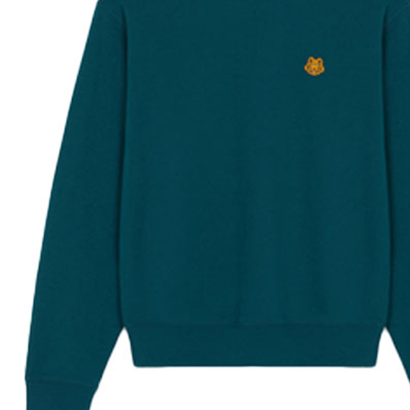 KENZO FW21 Navy Blue Pullover Sweatshirt with Embroidered Tiger Logo. FB65SW0064ML-73 圖 7