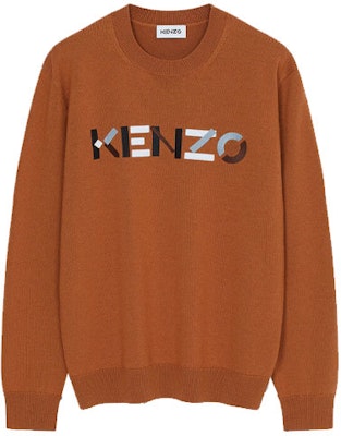 KENZO FW21 Baju Sweater Oren dengan Cetakan Huruf. FB65PU6393LA-15 Buy KENZO FW21 Baju Sweater Oren dengan Cetakan Huruf. FB65PU6393LA-15