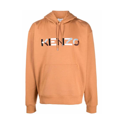 KENZO FW21 Orange Logo Print Hoodie FB55SW5394MO-15