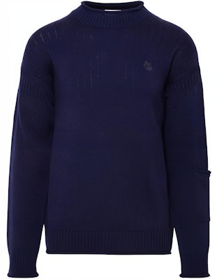 KENZO FW21 Baju Sejuk Rajut Bulu Navy Blue FB65PU6303TB-79 Buy KENZO FW21 Baju Sejuk Rajut Bulu Navy Blue FB65PU6303TB-79