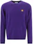 Buy KENZO FW21 Purple Wool Knit Sweater with Chest Logo. FB65PU6423TA-80