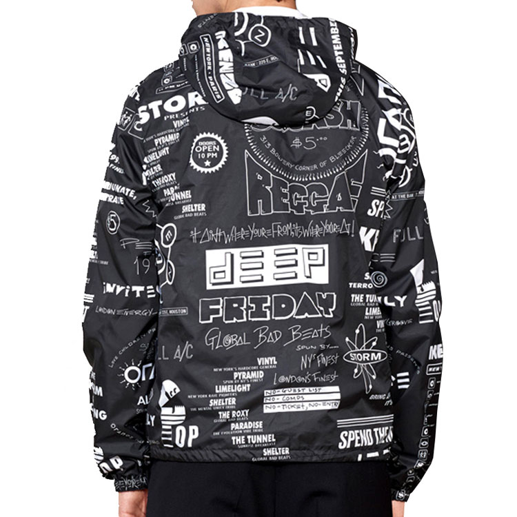 KENZO FW21 Reversible Letter Graffiti Hooded Jacket Black. F755BL1511NG-99 圖 4