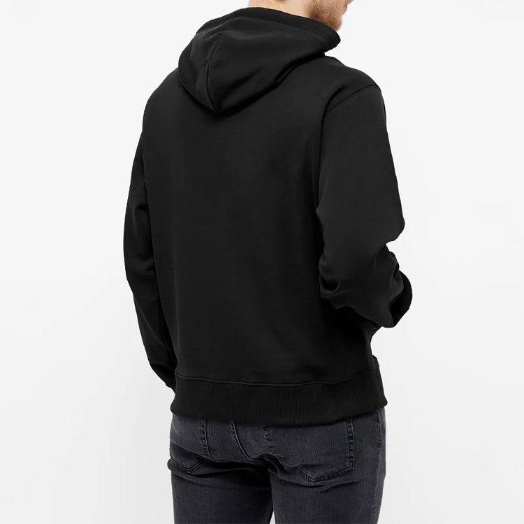 KENZO FW21 SS21 Logo Print Fleece Hoodie Black. FB65SW3004ML-99 圖 5