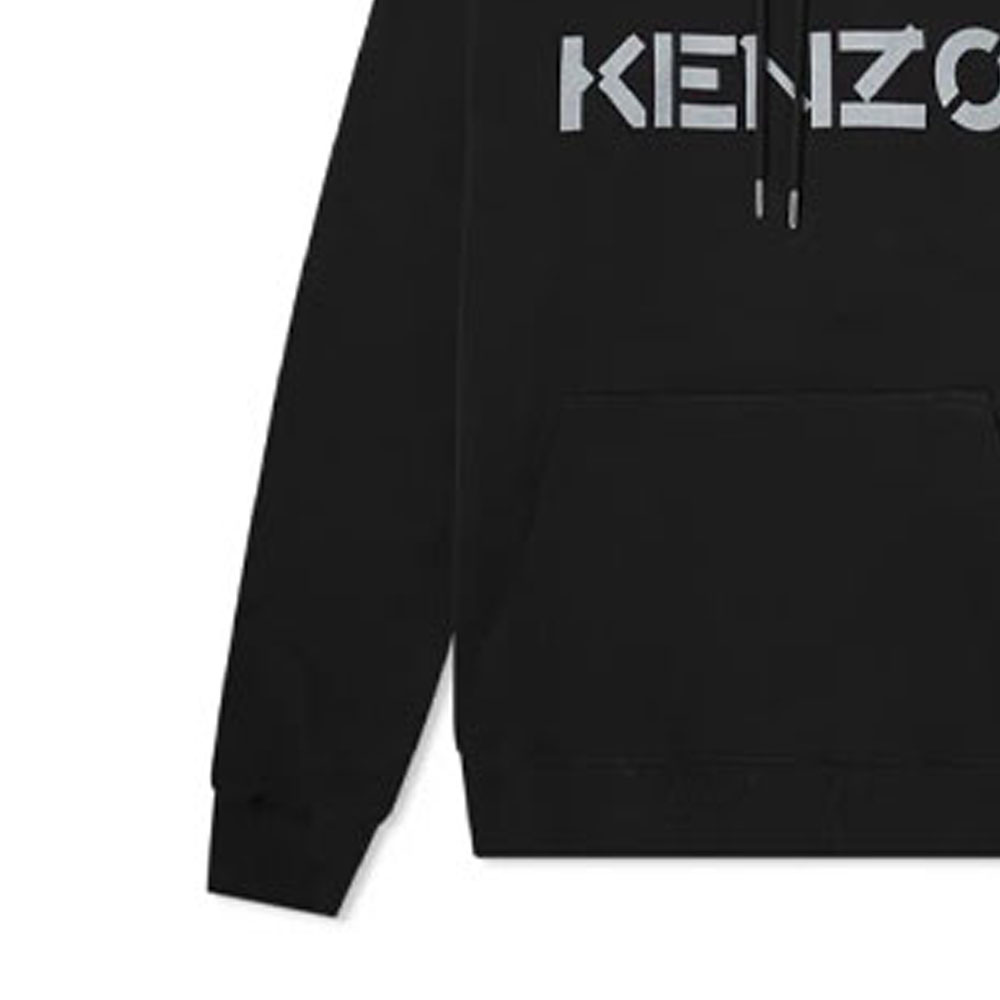 KENZO FW21 SS21 Logo Print Fleece Hoodie Black. FB65SW3004ML-99 圖 8