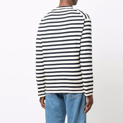 KENZO FW21 条纹针织毛衣 黑/白 FB65PU6223CB-04 Shop KENZO FW21 条纹针织毛衣 黑/白 FB65PU6223CB-04