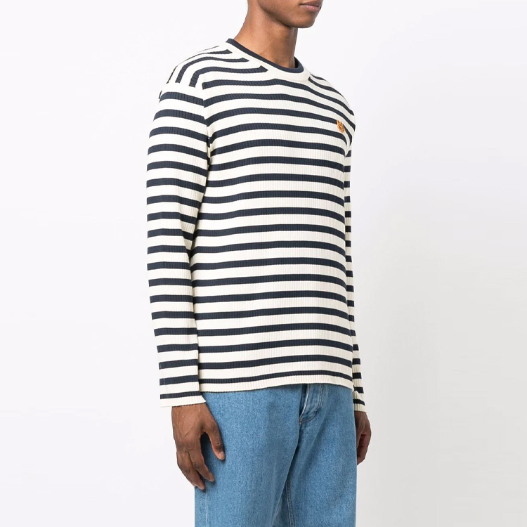 Purchase KENZO FW21 条纹针织毛衣 黑/白 FB65PU6223CB-04