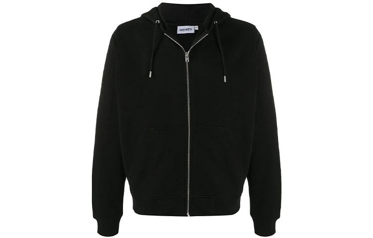 KENZO FW21 Tiger Logo Zip-Up Hoodie Jacket Black ( Fashion) FA65BL7254-99