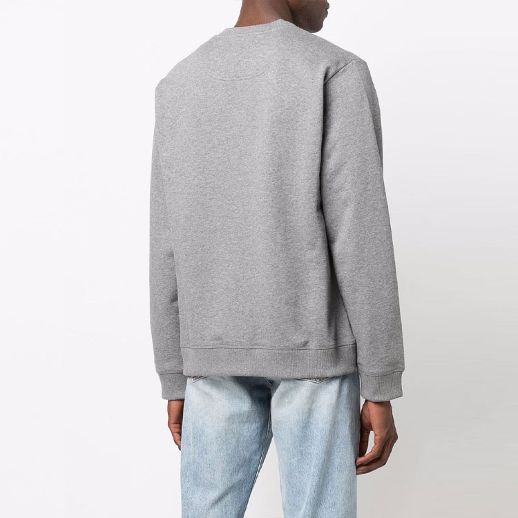 Details for KENZO FW21 Sweatshirt Pria Abu-abu Motif Harimau FB65SW1234XA-95