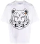 Buy KENZO 2021秋冬款白色虎头标志印花圆领T恤. FB65TS5224SA0-1B