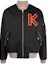 Order KENZO FW22 Black Embroidered Logo Baseball Collar Jacket. FC65BL1279OC-99