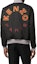 Shop KENZO FW22 Black Embroidered Logo Baseball Collar Jacket. FC65BL1279OC-99