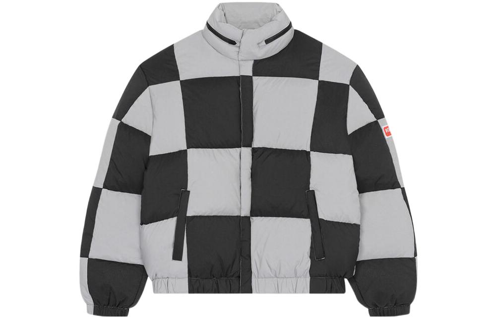 KENZO FW22  Black Grey Checkered Full-Zip Jacket FC65OU1319NC-99 圖 2