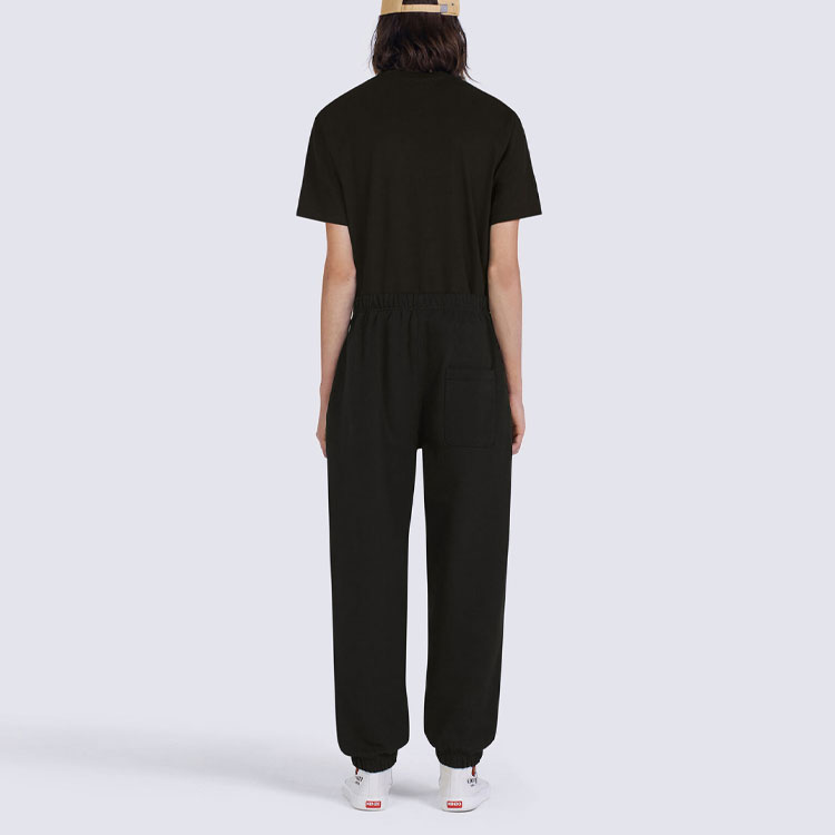 Purchase KENZO FW22 黑色Logo抽繩針織運動長褲 FC65PA7954ME-99J