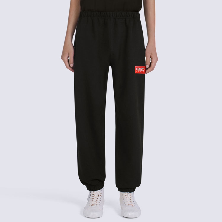 Details for KENZO FW22 黑色Logo抽繩針織運動長褲 FC65PA7954ME-99J