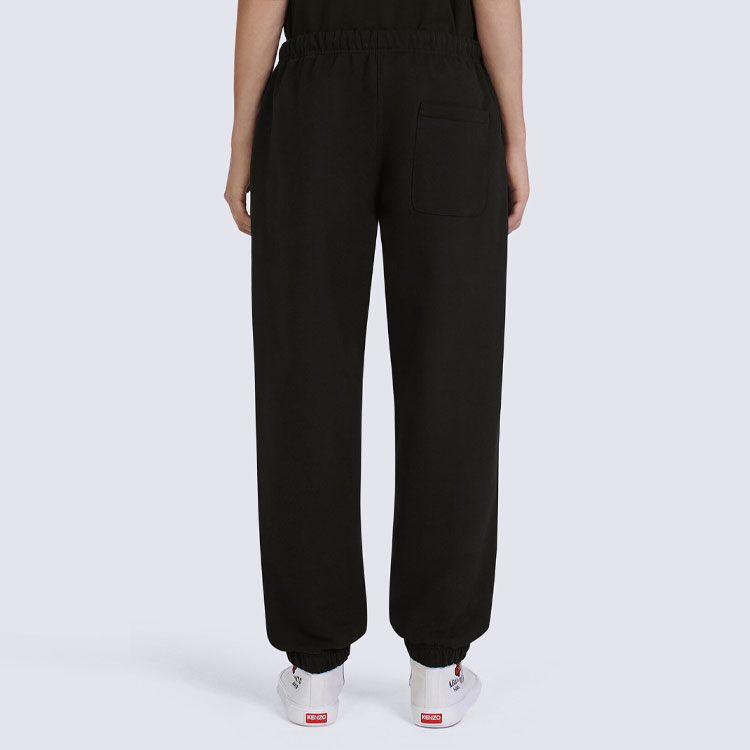 Sizing KENZO FW22 黑色Logo抽繩針織運動長褲 FC65PA7954ME-99J