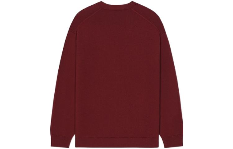 Lookbook KENZO FW22 酒紅色羊毛刺繡Logo開襟毛衣. FC65CA3423LA-23