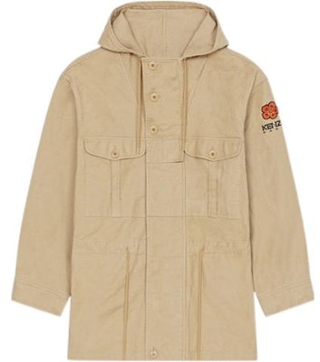 KENZO FW22 Casual Light Yellow Hooded Workwear Jacket FC65OU3029RB-11 Buy KENZO FW22 Casual Light Yellow Hooded Workwear Jacket FC65OU3029RB-11