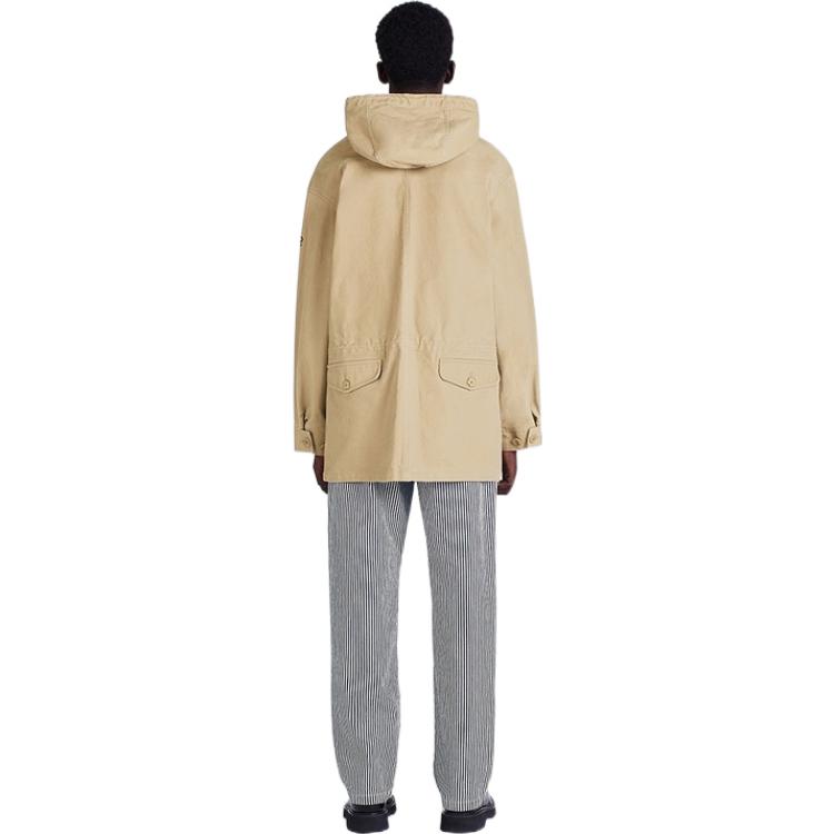 Purchase KENZO FW22  Casual Light Yellow Hooded Workwear Jacket FC65OU3029RB-11