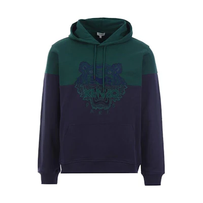 KENZO FW22 Colorblock Logo Hoodie with Drawstring. F965SW4404XJ-78