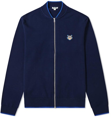 KENZO FW22 Colorblock Logo Patch Long Sleeve Jacket Deep Blue F865CA1023AB-76 Buy KENZO FW22 Colorblock Logo Patch Long Sleeve Jacket Deep Blue F865CA1023AB-76