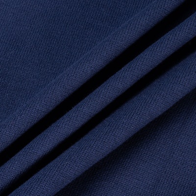 KENZO FW22 Colorblock Logo Patch Long Sleeve Jacket Deep Blue F865CA1023AB-76 2