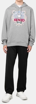 Sudadera de Algodón KENZO FW22 con Tigre Bordado - Gris Paloma FC65SW3334XL-95 Shop Sudadera de Algodón KENZO FW22 con Tigre Bordado - Gris Paloma FC65SW3334XL-95