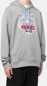 Sudadera de Algodón KENZO FW22 con Tigre Bordado - Gris Paloma FC65SW3334XL-95 Details for Sudadera de Algodón KENZO FW22 con Tigre Bordado - Gris Paloma FC65SW3334XL-95