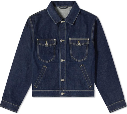 KENZO FW22 Dark Denim Button-Up Jacket with Pockets and Collar墨色 FC65DV3019EI-78 Buy KENZO FW22 Dark Denim Button-Up Jacket with Pockets and Collar墨色 FC65DV3019EI-78