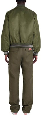 KENZO FW22 綠色字母印花飛行外套. FC65BL1309OD-51 Purchase KENZO FW22 綠色字母印花飛行外套. FC65BL1309OD-51