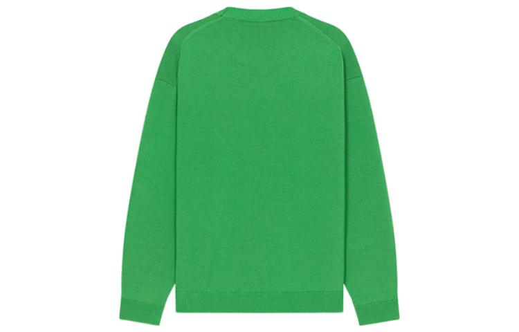 Lookbook KENZO FW22 Suéter Verde con Diseño Bordado de Cola de Tigre. FC65PU3423LA-57