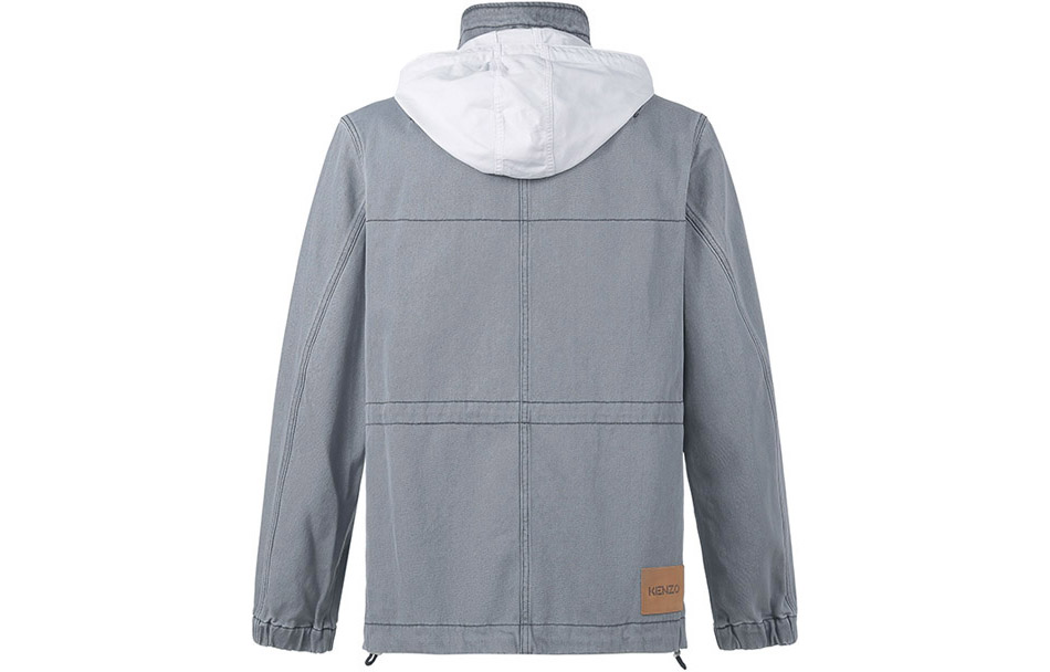 Lookbook KENZO FW22  Grey Multi-Pocket Hooded Jacket FC55DO3002FD-96