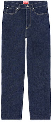 KENZO FW22 High-Waist Straight-Leg Denim Jeans Black FC65DP3319EI-78 Order KENZO FW22 High-Waist Straight-Leg Denim Jeans Black FC65DP3319EI-78