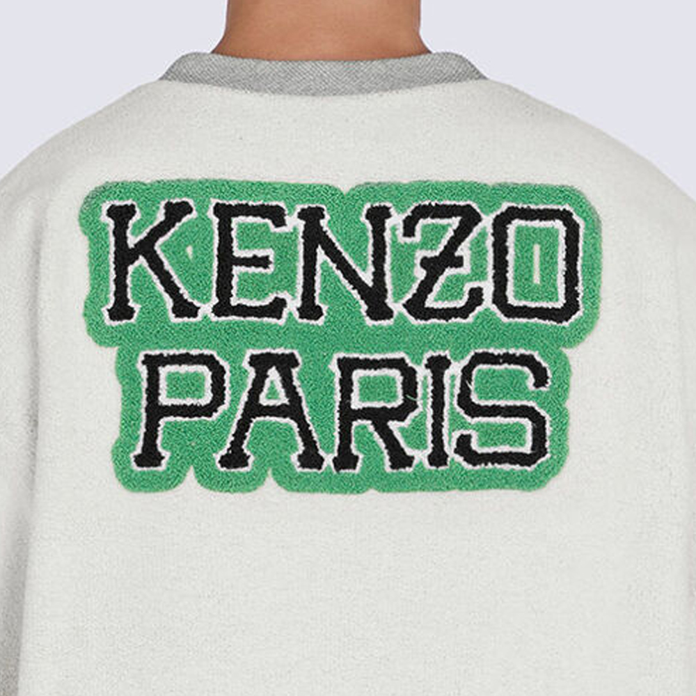 KENZO FW22  Pearl Grey Colorblock Logo Print Sweatshirt. FC65SW4334MJ-94-L 圖 7