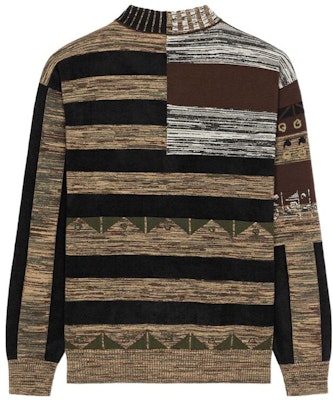 겐조 FW22 스트라이프 V넥 울 스웨터 - 다크카키. FC65PU3193CN-51 Lookbook 겐조 FW22 스트라이프 V넥 울 스웨터 - 다크카키. FC65PU3193CN-51