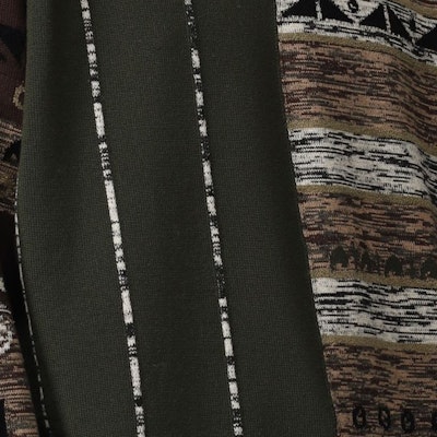 겐조 FW22 스트라이프 V넥 울 스웨터 - 다크카키. FC65PU3193CN-51 Cheap 겐조 FW22 스트라이프 V넥 울 스웨터 - 다크카키. FC65PU3193CN-51