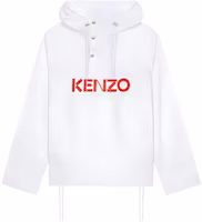 KENZO FW22 Big Logo Raglan Hoodie Jacket White Fashion Outerwear. FC65BL0519NB-01 KENZO FW22 Big Logo Raglan Hoodie Jacket White Fashion Outerwear. FC65BL0519NB-01