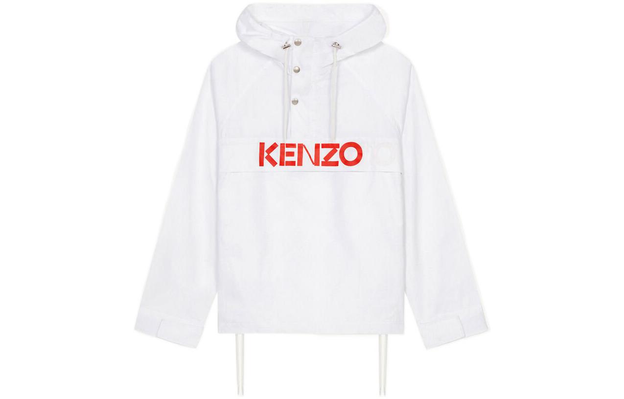 Order KENZO FW22大标志宽松连帽衫白色时尚外套. FC65BL0519NB-01