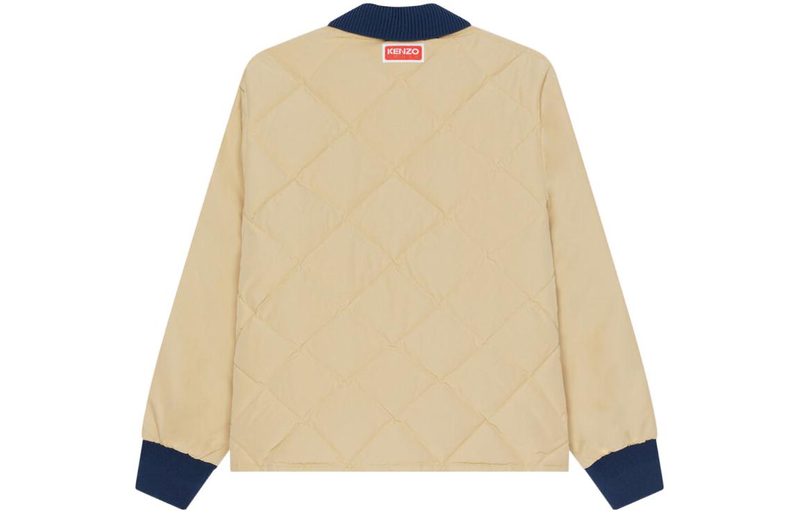 KENZO FW22 Colorblock Logo Patch Lightweight Zip Jacket Khaki Men FC65BL1289NE-11 圖 3