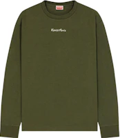 KENZO FW22 Eiffel Tower Print Green Long Sleeve Tee FC65TS1014SY-51-GN KENZO FW22 Eiffel Tower Print Green Long Sleeve Tee FC65TS1014SY-51-GN
