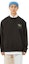 Purchase KENZO FW22 Embroidered Logo Crewneck Pullover Sweatshirt Black FC65SW4214ME99J