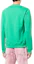 Shop Kenzo FW22 Green Crewneck Sweatshirt with Tiger and Logo Print FC65SW1404XD-56