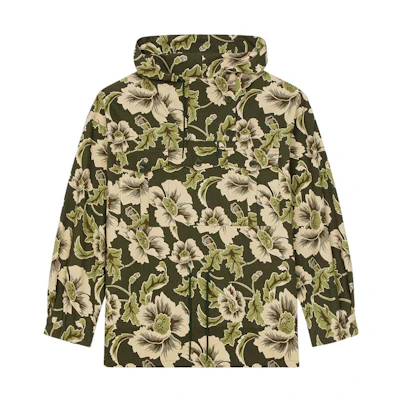 KENZO FW22 Jungle Camo Floral Print Bomber Jacket Men’s Deep Khaki Limited Edition FC65BL0529P7-51