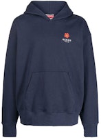 KENZO FW22 Logo Floral Print Pullover Hoodie Blue 秋季 FC65SW4604ME-77 KENZO FW22 Logo Floral Print Pullover Hoodie Blue 秋季 FC65SW4604ME-77