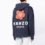 Shop KENZO FW22 Logo Floral Print Pullover Hoodie Biru Musim Luruh. FC65SW4604ME-77