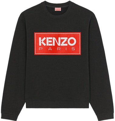 KENZO FW22 徽標貼黑色圓領衫 秋季系列. FC65SW4164ME-99J Buy KENZO FW22 徽標貼黑色圓領衫 秋季系列. FC65SW4164ME-99J