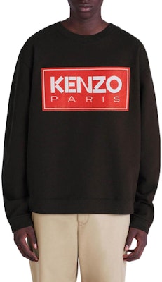 KENZO FW22 徽標貼黑色圓領衫 秋季系列. FC65SW4164ME-99J Details for KENZO FW22 徽標貼黑色圓領衫 秋季系列. FC65SW4164ME-99J