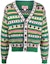 Buy KENZO FW22 Pattern V-Neck Button-Up Knit Sweater Green . FC65CA3173CH-57