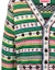 Sizing KENZO FW22 Pattern V-Neck Button-Up Knit Sweater Green . FC65CA3173CH-57