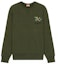 Buy KENZO FW22 Sudadera Hombre Verde Militar Estampada con Cola de Tigre Manga Larga FC65SW4214ME-51