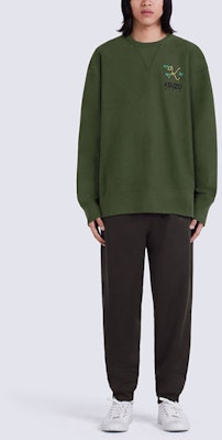 KENZO FW22 Sudadera Hombre Verde Militar Estampada con Cola de Tigre Manga Larga FC65SW4214ME-51 Shop KENZO FW22 Sudadera Hombre Verde Militar Estampada con Cola de Tigre Manga Larga FC65SW4214ME-51